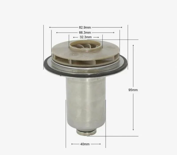 Ротор насоса Grundfos 15-50 40/66.3/31 против часовой