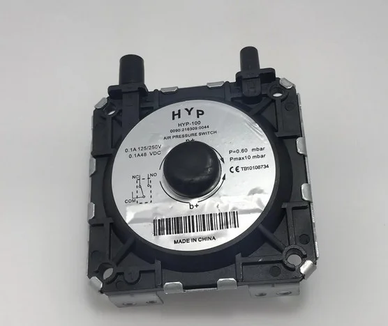 Пневмореле  Черный квадратный HYP 0,4 мбар Универсальный