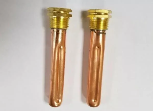 Латунный стакан с тремя пазами 1/2" L=108 мм подходит Лемакс 093953 Протерм  0020027662